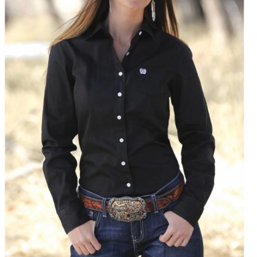 Cinch button down shirt